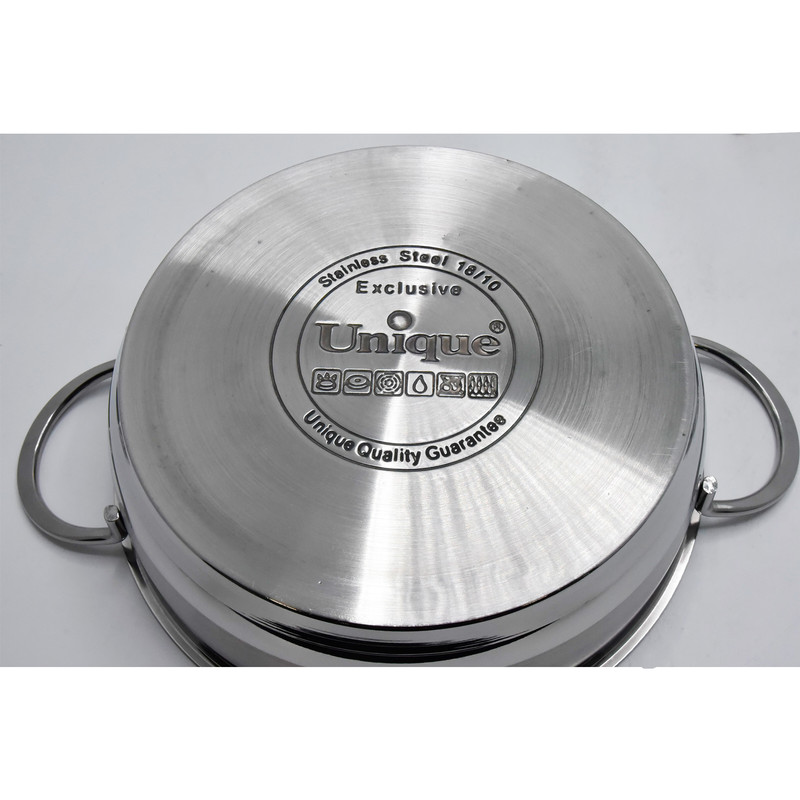 تابه دو دسته استیل نیچی سایز 28